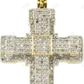 1.6" Fully Iced Out Moissanite Cross 925 Silver Pendant Hip Hop Pendent customdiamjewel