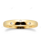 Yellow Gold Lab Grown Diamond Flush Setting Wedding Band