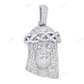 White Gold Baguette Cut CVD Diamond Jesus Pendant hip hop jewelry CustomDiamJewel