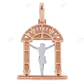 Luxury Jesus Pendant Gold Lab Created Diamond Jewelry hip hop jewelry CustomDiamJewel