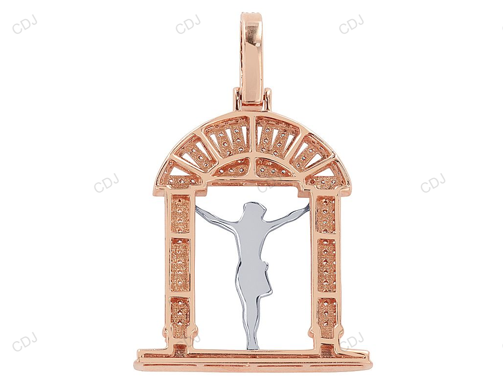 Luxury Jesus Pendant Gold Lab Created Diamond Jewelry hip hop jewelry CustomDiamJewel