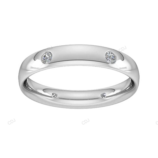 Lab Created Diamond Solid Gold Wedding Band Wedding Band customdiamjewel