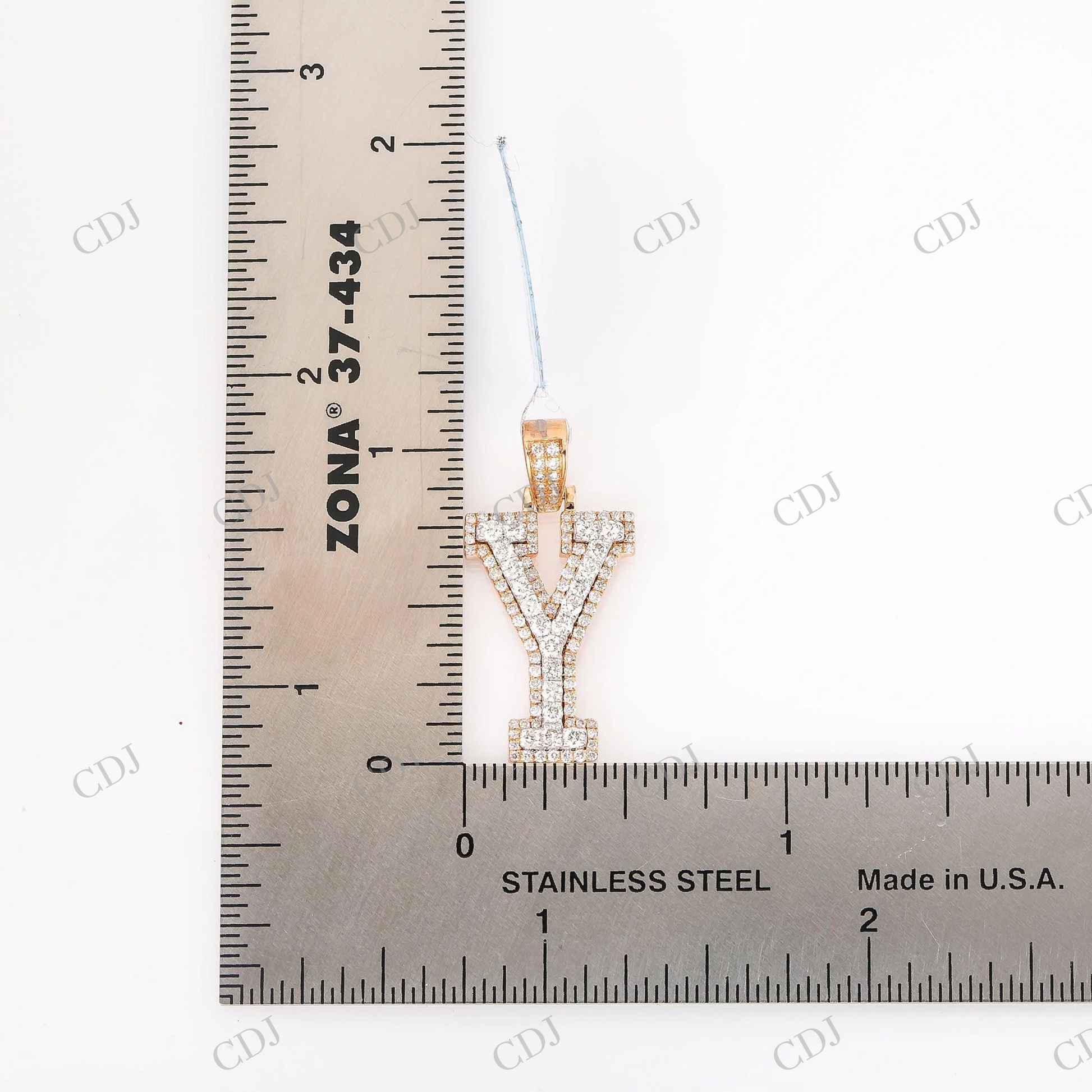 925 Silver Letter Y Moissanite Pendant Hip Hop Pendent customdiamjewel