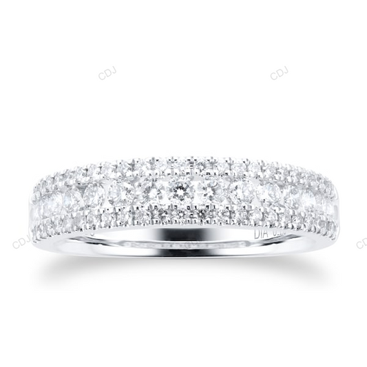 Sustainable Lab Grown Diamond Gold Wedding Band Wedding Band customdiamjewel