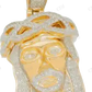 0.50 CTW 925 Silver Moissanite Jesus Face Unisex Pendant Hip Hop Pendent customdiamjewel