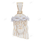 Iced Out 10K Solid Gold Lab Grown Diamond Jesus Pendant hip hop jewelry CustomDiamJewel