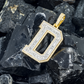 Custom 925 Silver Letter D Moissanite Pendant Hip Hop Pendent customdiamjewel