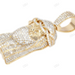 Masked Jesus Iced Out Lab Grown Diamond Solid Gold Pendant hip hop jewelry CustomDiamJewel