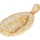 Virgin Mary Yellow Gold CVD Diamond Hip Hop Pendant hip hop jewelry CustomDiamJewel