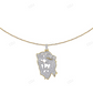 Yellow Gold Cut Out Digital Christ Jesus CVD Diamond Pendant hip hop jewelry CustomDiamJewel