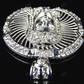 White Gold Jesus Piece Plain Pendant hip hop jewelry CustomDiamJewel