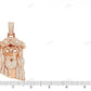 16.50 CTW VVS Lab Grown Diamond Iced Out Gold Jesus Pendant hip hop jewelry customdiamjewel