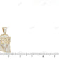 Masked Jesus Iced Out Lab Grown Diamond Solid Gold Pendant hip hop jewelry CustomDiamJewel