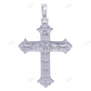 3.10 CTW Jesus Crucifix Cross Tow-Tone Gold CVD Diamond Pendant hip hop jewelry CustomDiamJewel