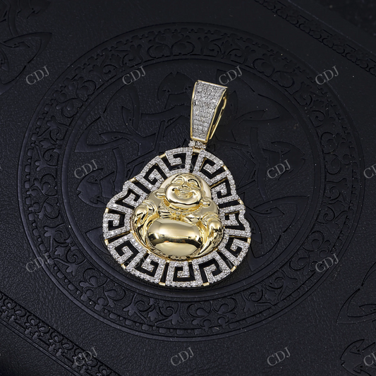 925 Silver Buddha Moissanite Pendant Hip Hop Pendent customdiamjewel