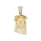 0.50 CTW 925 Silver Moissanite Jesus Face Unisex Pendant Hip Hop Pendent customdiamjewel