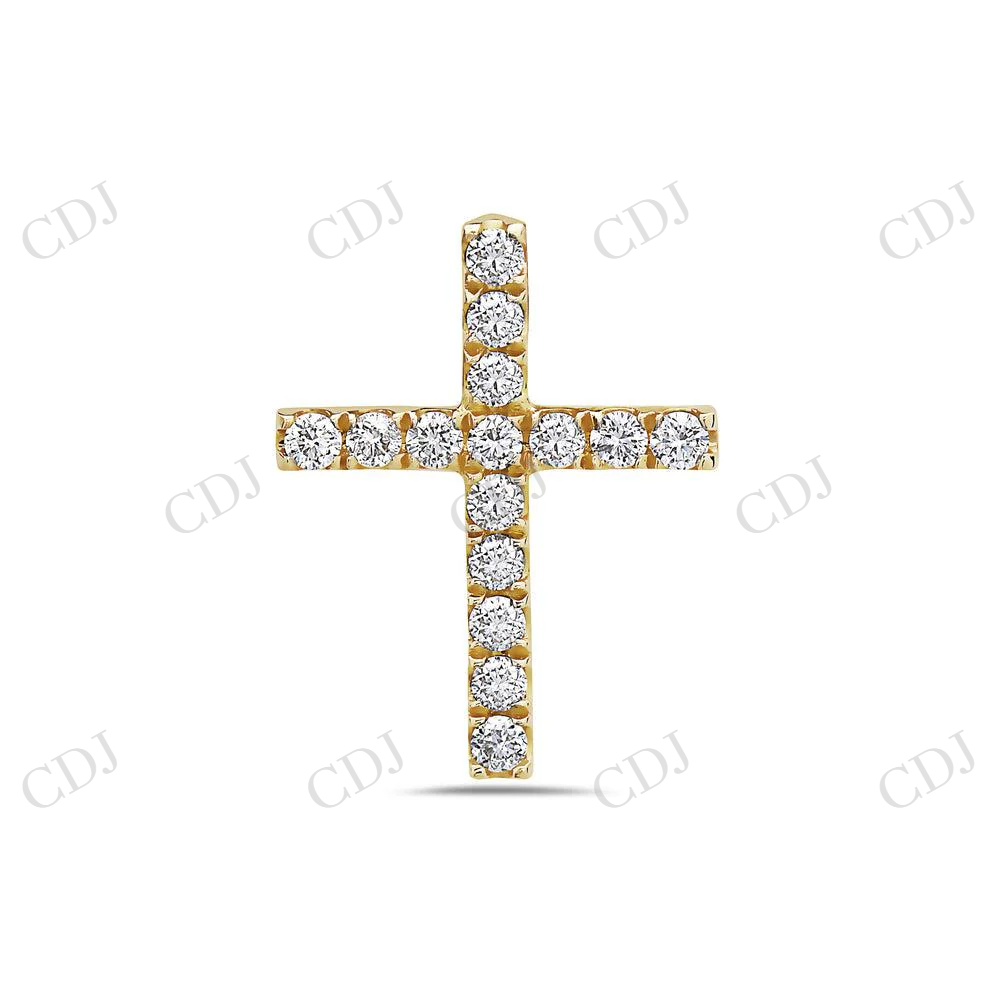 925 Silver Moissanite Diamond Minimalist Cross Unisex Pendant Hip Hop Pendent customdiamjewel
