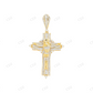925 Silver Moissanite Jesus Piece Cross Pendant Hip Hop Pendent customdiamjewel