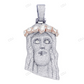 Two-Tone Lab Grown Diamond Iced Out Jesus Pendant hip hop jewelry CustomDiamJewel