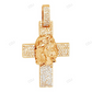 Jesus Cross Lab Grown Diamond Gold Handmade Pendant hip hop jewelry CustomDiamJewel