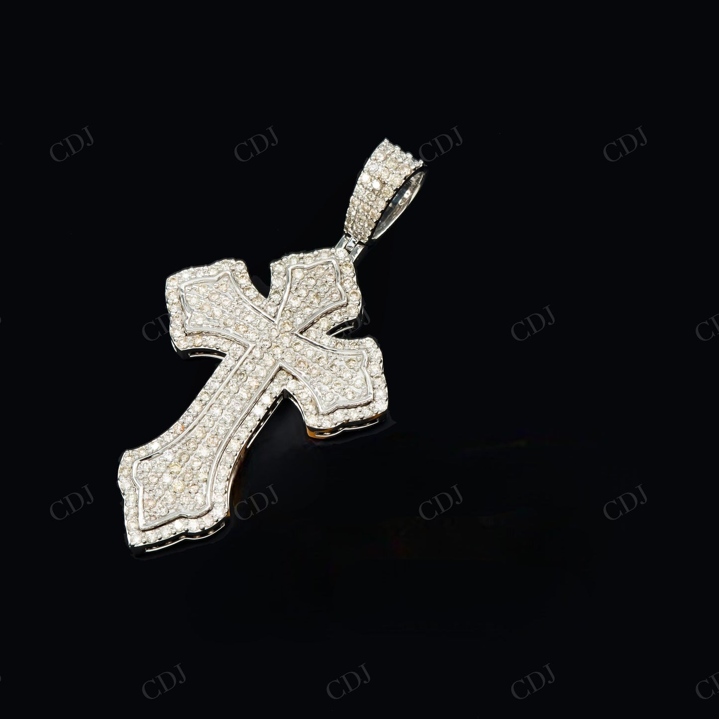 Iconic Hip Hop Rapper Style Cross Moissanite 925 Sterling Silver Pendant Hip Hop Pendent customdiamjewel
