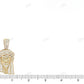 Lab Grown Diamond Gold Jesus Iced Out Handmade Pendant hip hop jewelry CustomDiamJewel