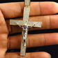 Men's Simulated Lab Grown Diamond Jesus Crucifix Yellow Gold Pendant hip hop jewelry CustomDiamJewel