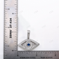 925 Silver Evil Eye Moissanite Pendant Hip Hop Pendent customdiamjewel