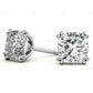 White Gold Lab Grown Diamond Stud Earring For Everyday