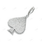 Leaf Iced Out 925 Silver Moissanite Pendant Hip Hop Pendent customdiamjewel