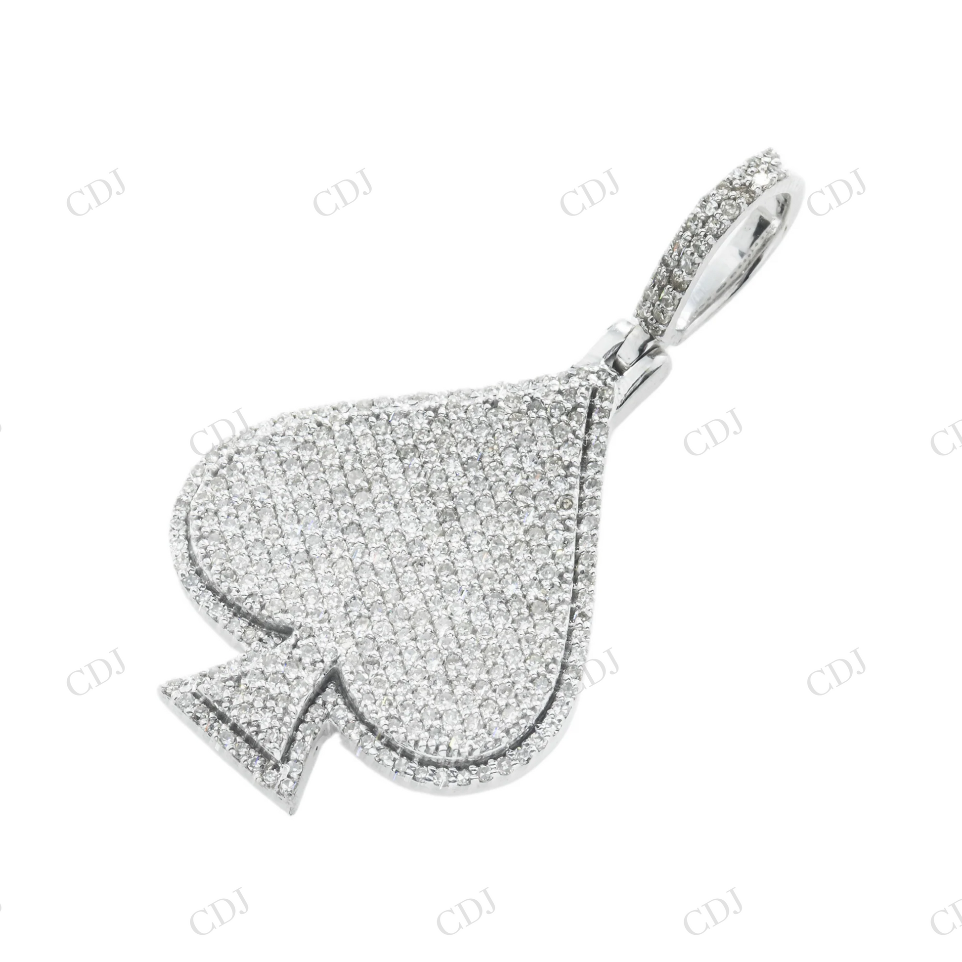 Leaf Iced Out 925 Silver Moissanite Pendant Hip Hop Pendent customdiamjewel