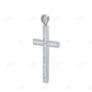 Hip Hop 925 Silver Moissanite Cross Pendant Hip Hop Pendent customdiamjewel