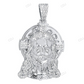 Halo Cross Jesus Lab Grown Diamond Gold Luxury Pendant hip hop jewelry CustomDiamJewel