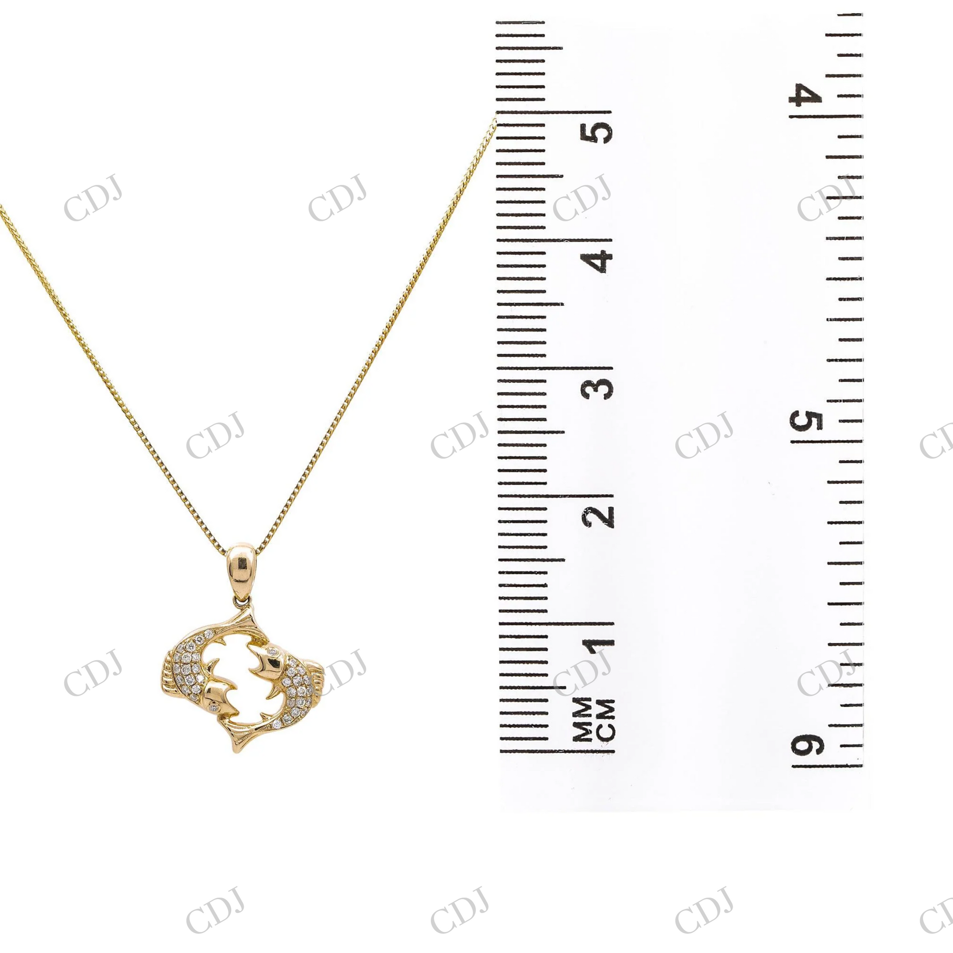 925 Silver Moissanite Fish Pendant Hip Hop Pendent customdiamjewel