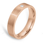 Rose Gold CVD Diamond Flush Setting Wedding Band