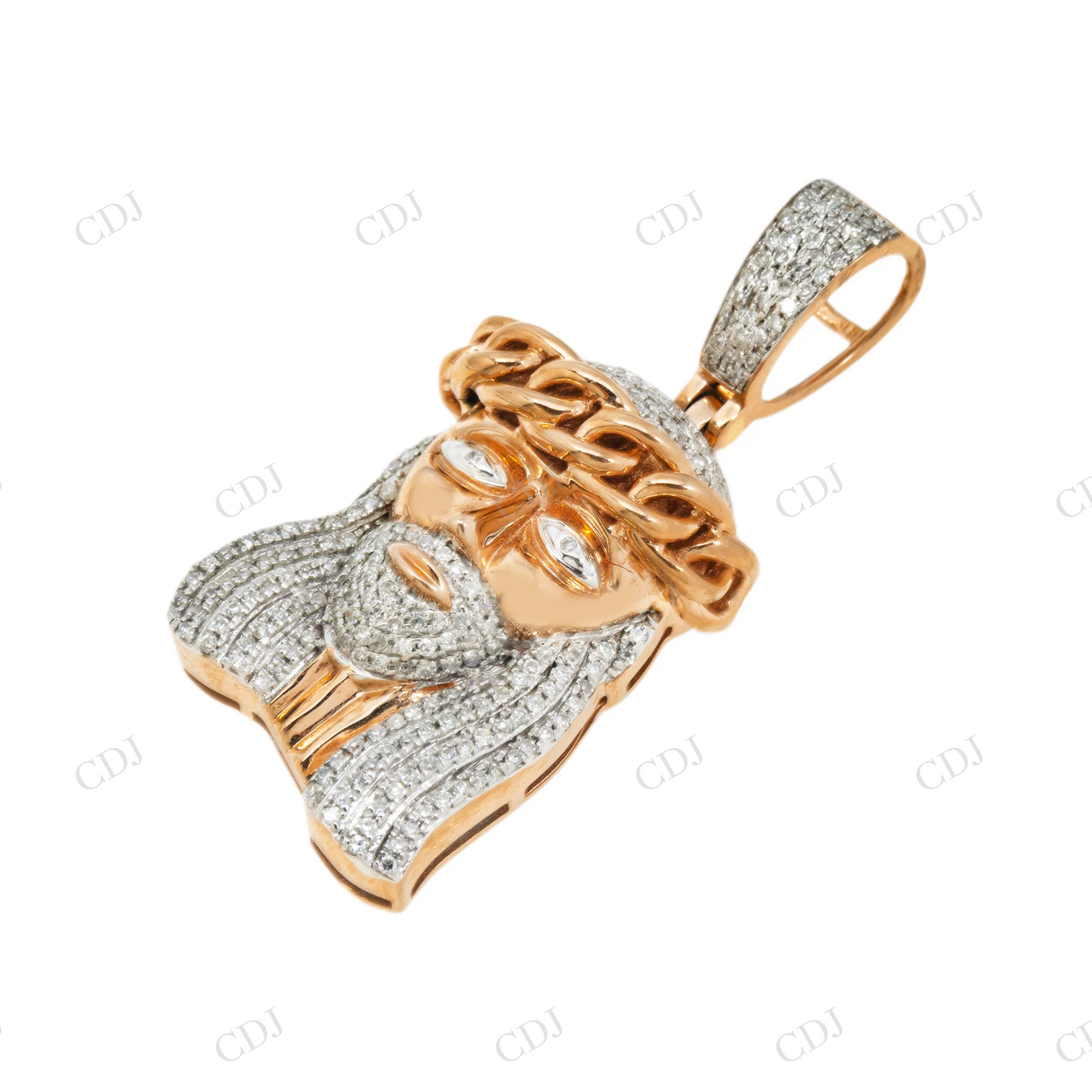 Hip Hop Jesus Face 925 Silver Moissanite Pendant Hip Hop Pendent customdiamjewel