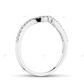 White Gold Half Eternity Lab Grown Diamond Wedding Band