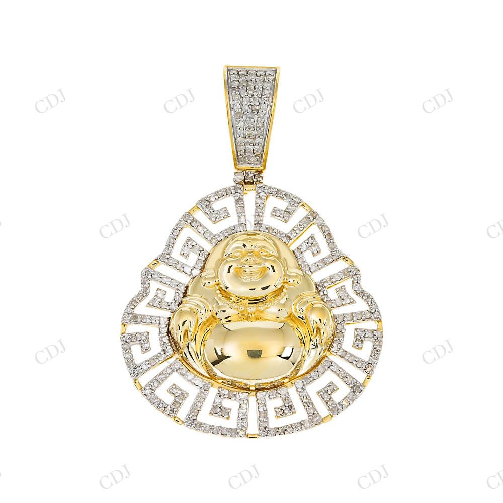 925 Silver Buddha Moissanite Pendant Hip Hop Pendent customdiamjewel