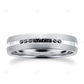 Black Onyx CVD Diamond White Gold Wedding Band