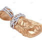 0.55 CTW Rose Gold Jesus Matte Lab Grown Diamond Pendant hip hop jewelry CustomDiamJewel