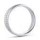 White Gold Lab grown Diamond Channel Setting Wedding Band