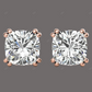 White Gold Lab Grown Diamond Stud Earring For Everyday