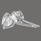 White Gold Lab Grown Diamond Stud Earring For Everyday