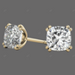 White Gold Lab Grown Diamond Stud Earring For Everyday