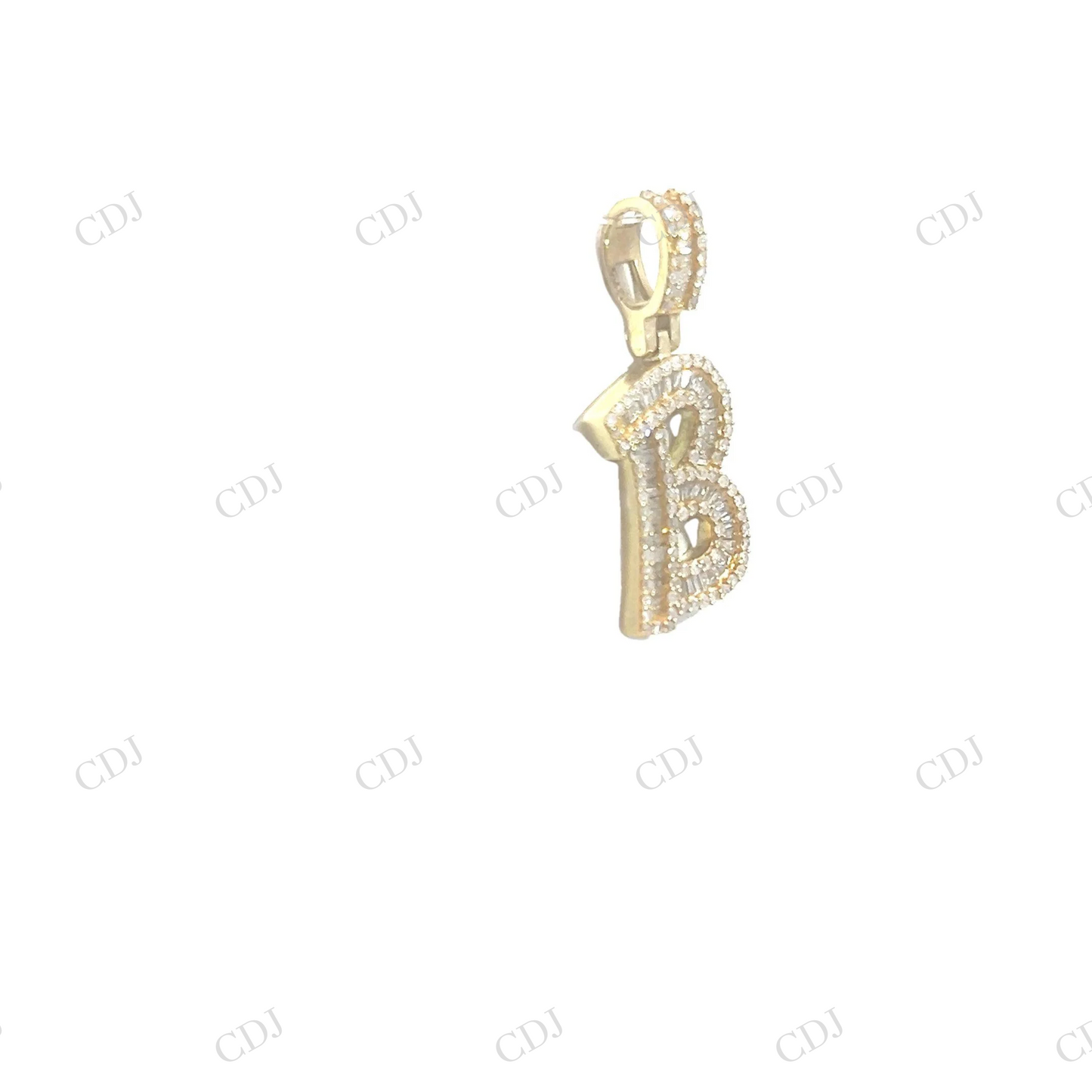 Luxury Moissanite Letter B 925 Silver Pendant Hip Hop Pendent customdiamjewel