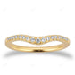 0.15 CTW Yellow Gold Lab Grown Diamond Wedding Band