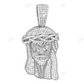 Lab Grown Diamond Gold Jesus Iced Out Handmade Pendant hip hop jewelry CustomDiamJewel