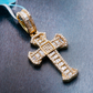 Religious Hip Hop 925 Sterling Silver Moissanite Cross Pendant Hip Hop Pendent customdiamjewel