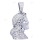Crowned Jesus Side Lab Grown Diamond Gold Customize Pendant hip hop jewelry CustomDiamJewel