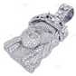 Jesus Head Flower Crown White Gold CVD Diamond Iced Out Pendant hip hop jewelry CustomDiamJewel